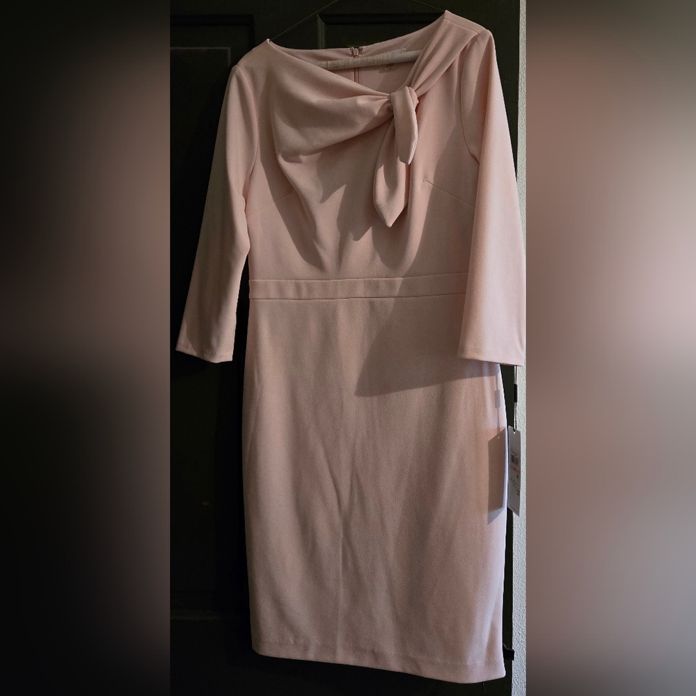 Calvin Klein Soft Pink Long Sleeve Dress